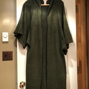 green free people sweater